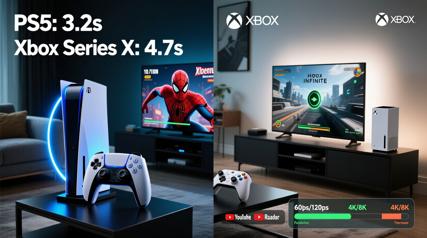 ps5 vs xbox series x load times and game performance tested