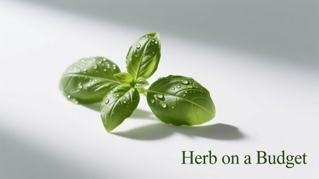 Herb on a Budget: Grow Flavor, Nutrition, and Savings Without Sacrificing Quality