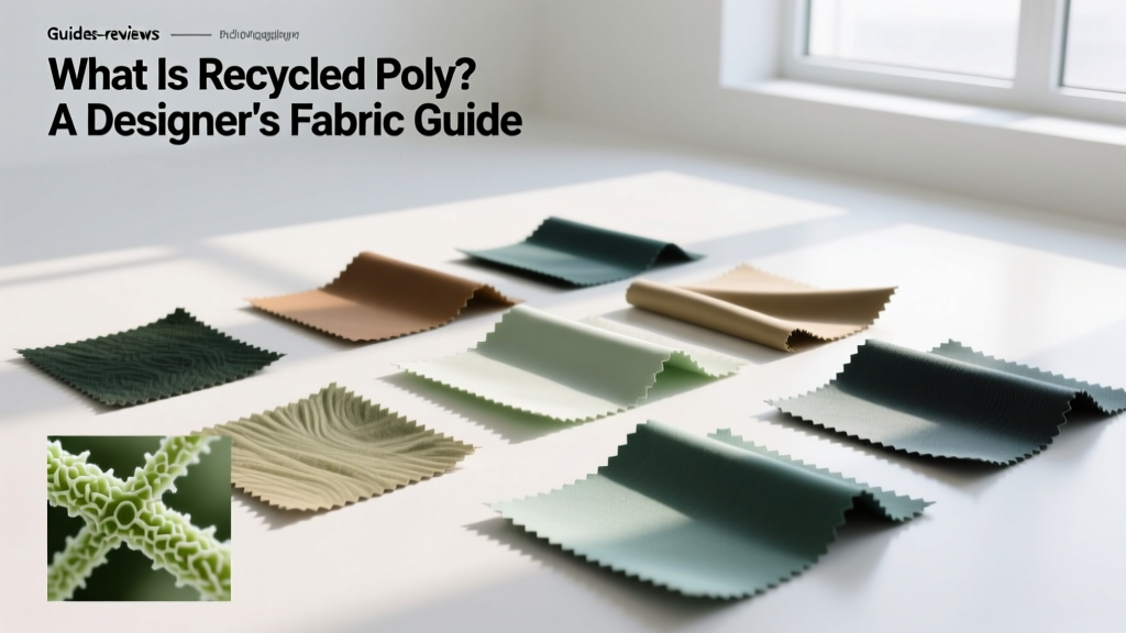 What Is Recycled Poly? A Designer’s Fabric Guide