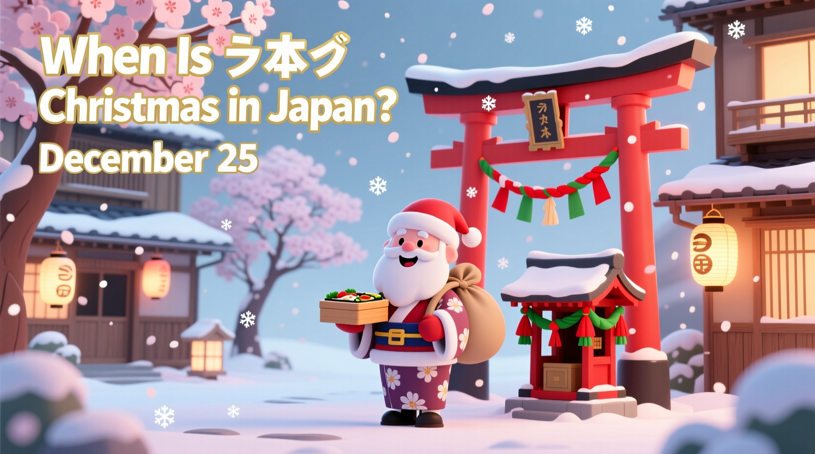 when is christmas in japan