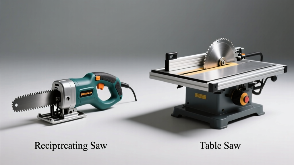 Reciprocating Saw vs Table Saw: Which Fits Your Project?