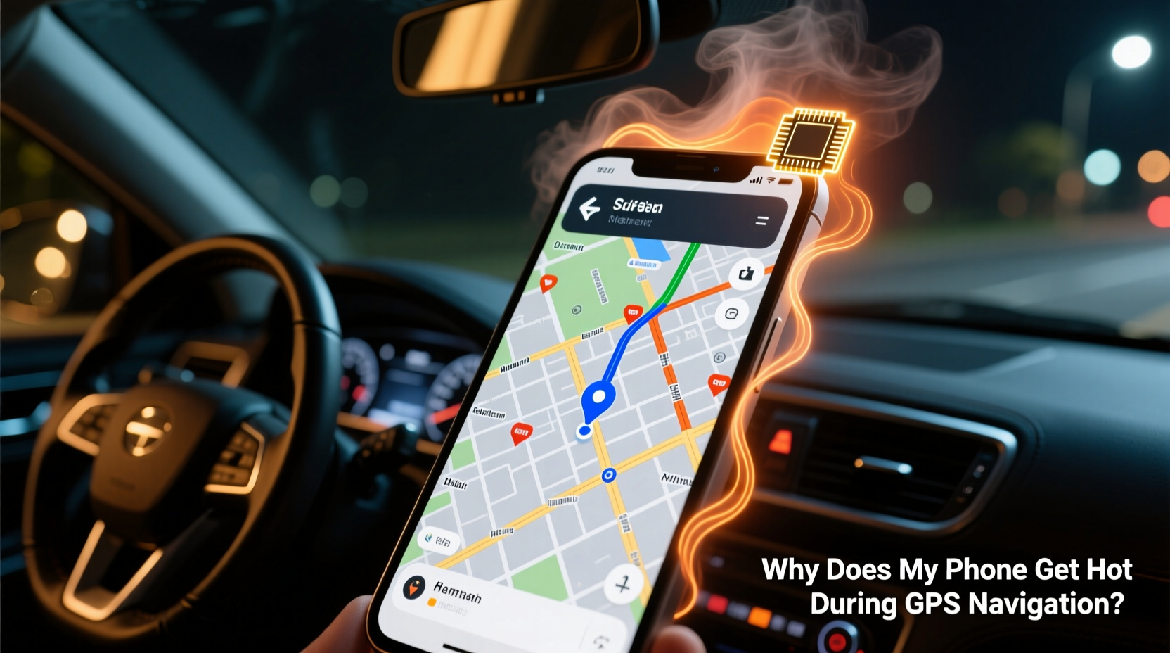 why does my phone get hot when using gps navigation heat sources explained