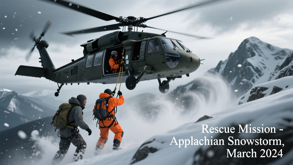 Helicopter Rescues Trapped Kentucky Hikers From Snow in Dangerous Operation: A Technical Breakdown of Risk, Gear, and Response