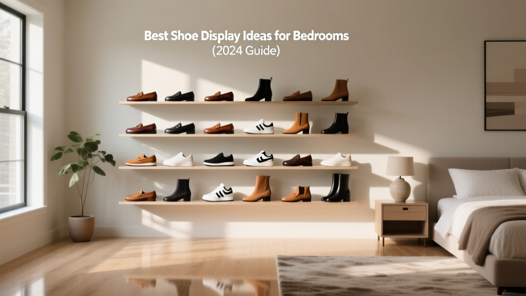 Best Shoe Display Ideas for Bedrooms (2024 Guide)