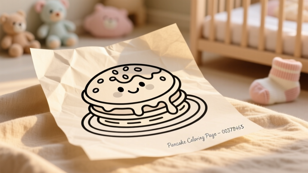 Pancake Coloring Pages_00378465: Developmental Benefits, Safe Art Practices, and Evidence-Based Use in Early Childhood