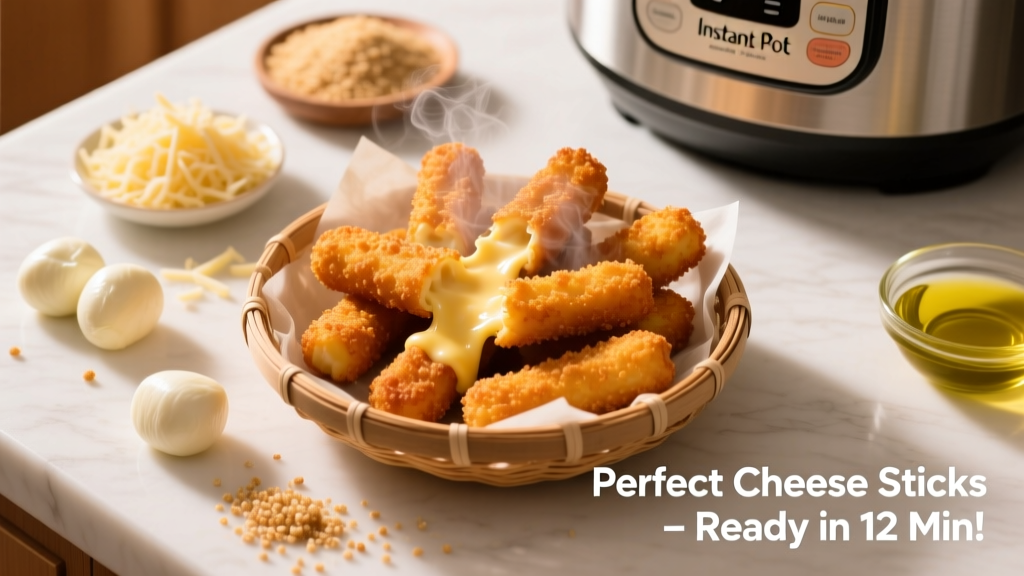 Crispy Cheese Sticks in Your Instant Pot Air Fryer