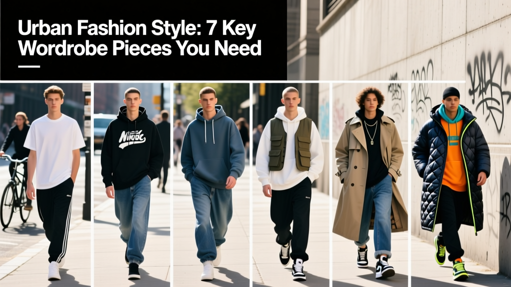 Urban Fashion Style: 7 Key Wardrobe Pieces You Need