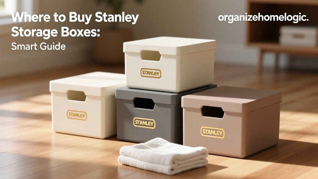 Where to Buy Stanley Storage Boxes: Smart Guide