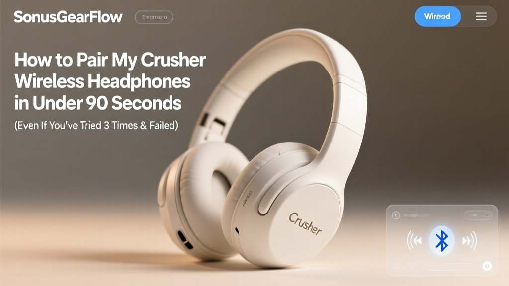 How To Pair My Crusher Wireless Headphones (2026)
