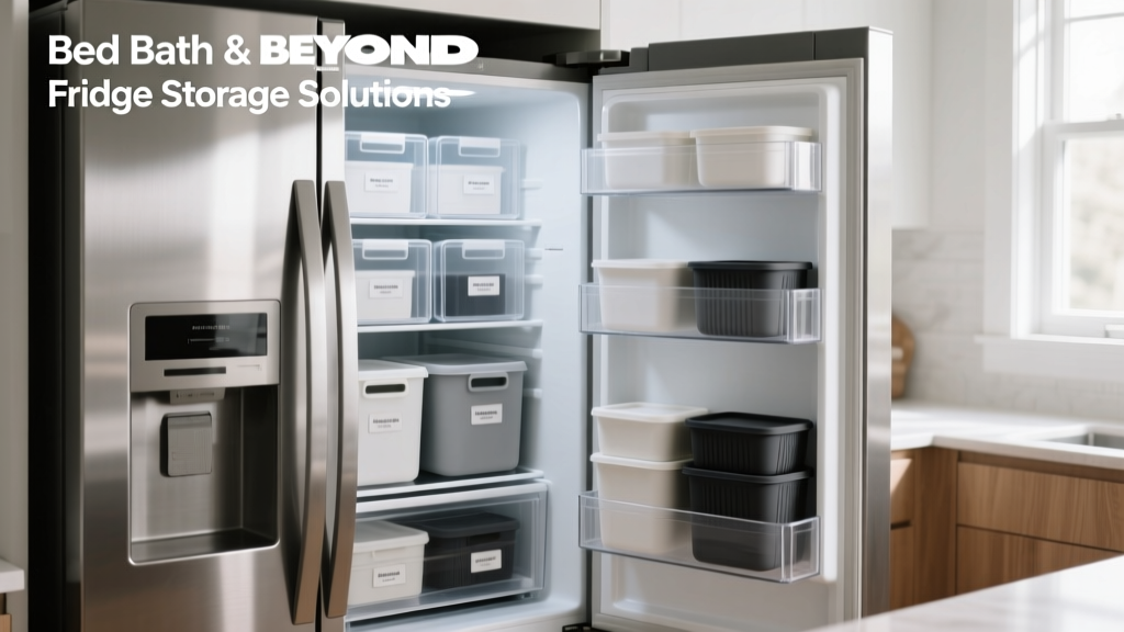 Bed Bath & Beyond Fridge Storage Solutions