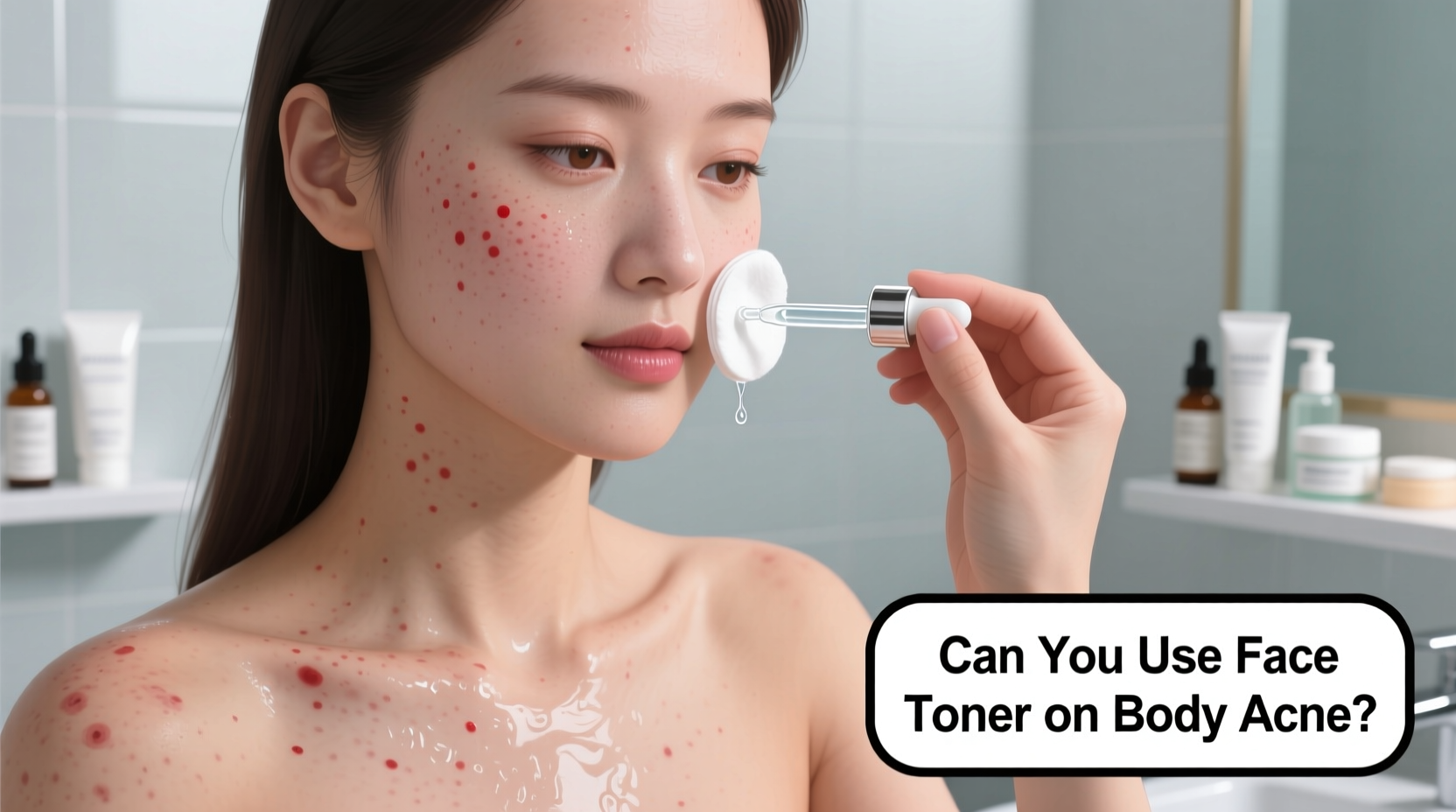 can you use face toner on body acne