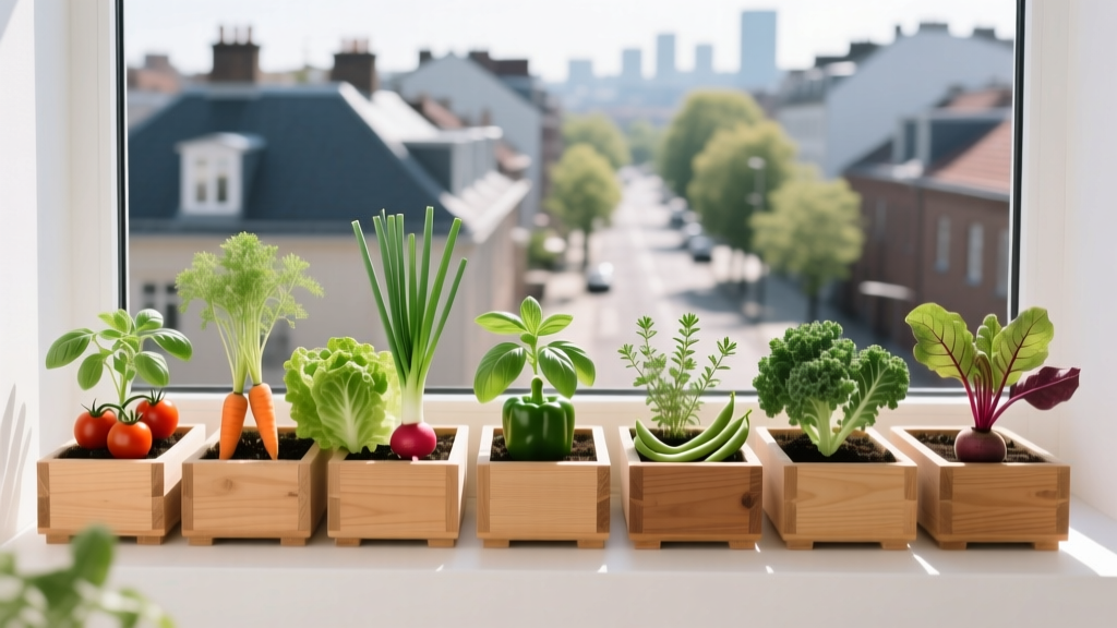Window Box Vegetable Garden: 12 Crops That Thrive in 6-Inch Shallow Soil
