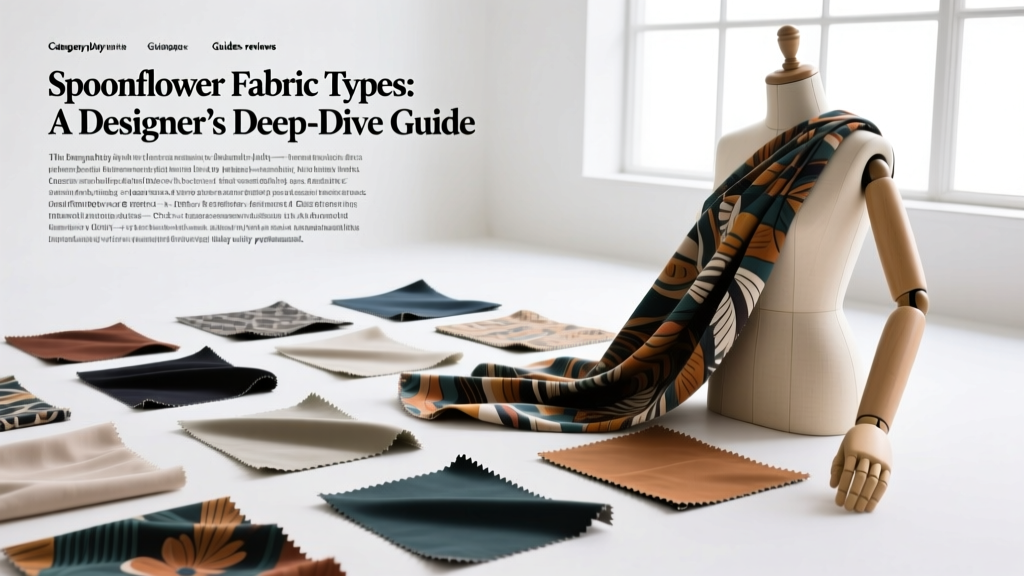 Spoonflower Fabric Types: A Designer’s Deep-Dive Guide