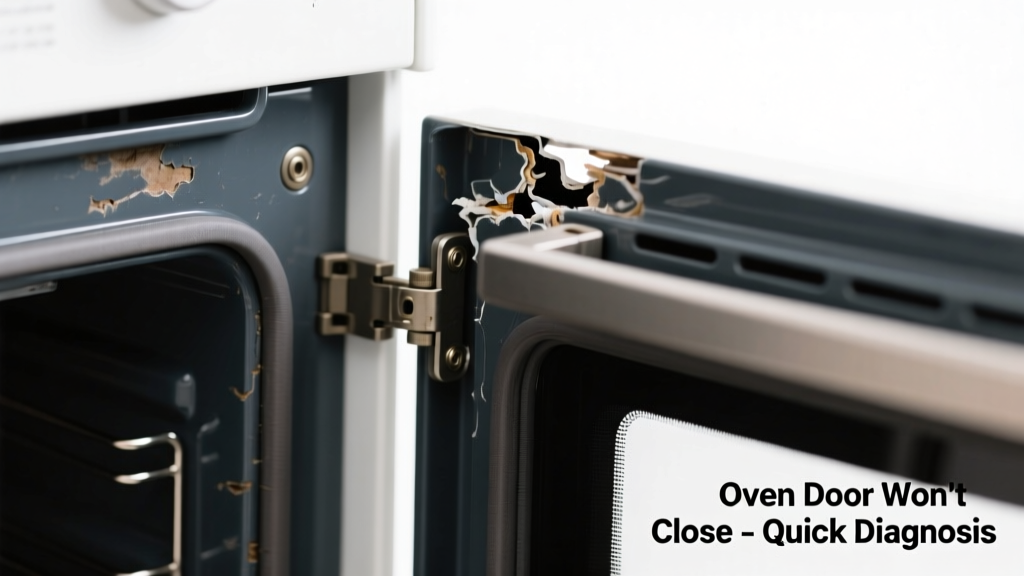 Oven Door Won’t Close — Not Working at All: Quick Diagnosis