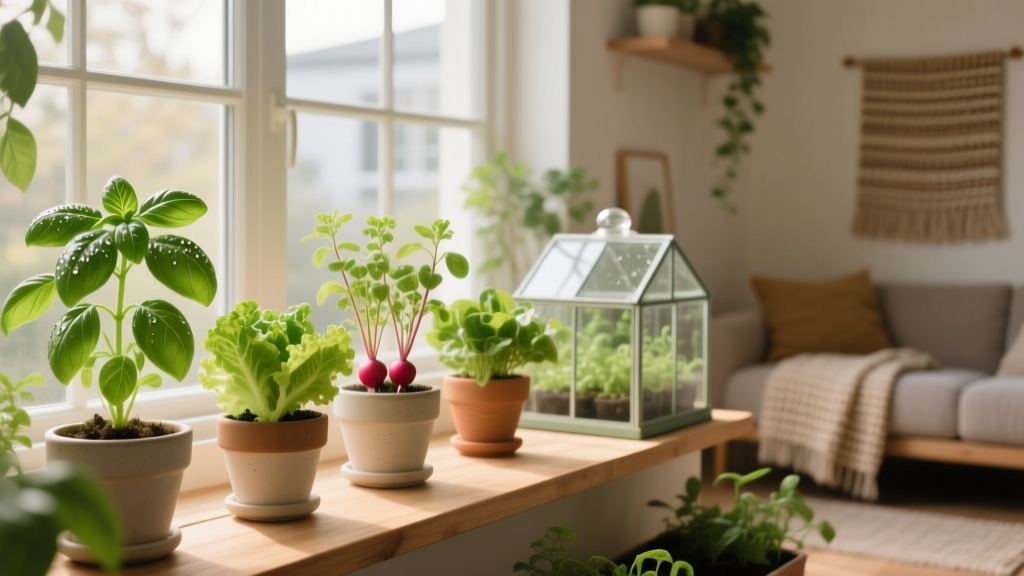 Indoor Spring Seeding Window for Fast-Growing Plants