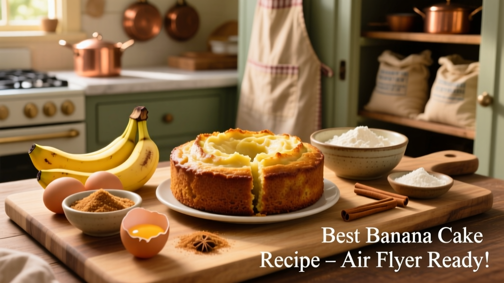 Best Banana Cake Recipe for Air Fryer (Easy & Crispy)