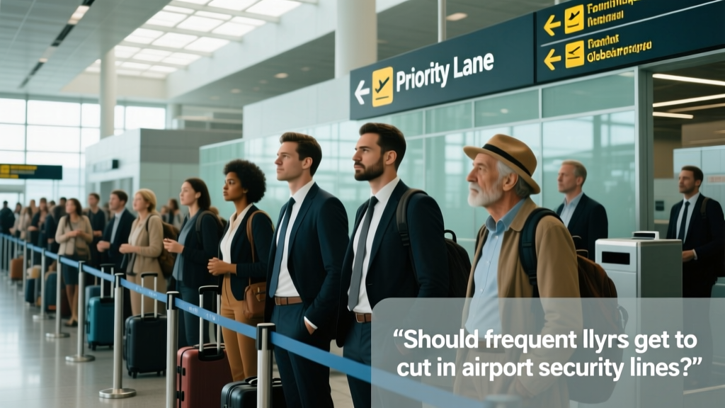 Should Frequent Flyers Get To Cut In Airport Security Lines? Equity, Efficiency, and the Reality of Priority Screening