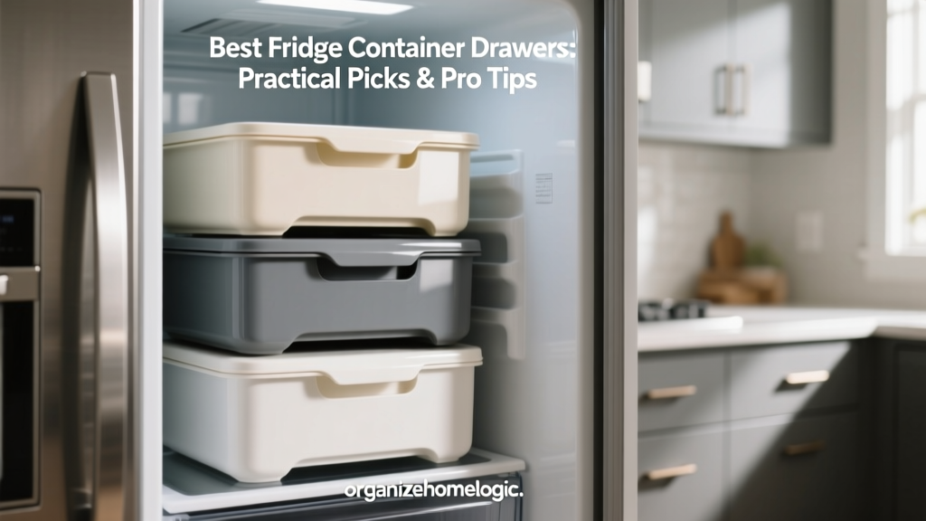 Best Fridge Container Drawers: Practical Picks & Pro Tips