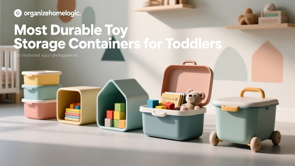 Most Durable Toy Storage Containers for Toddlers