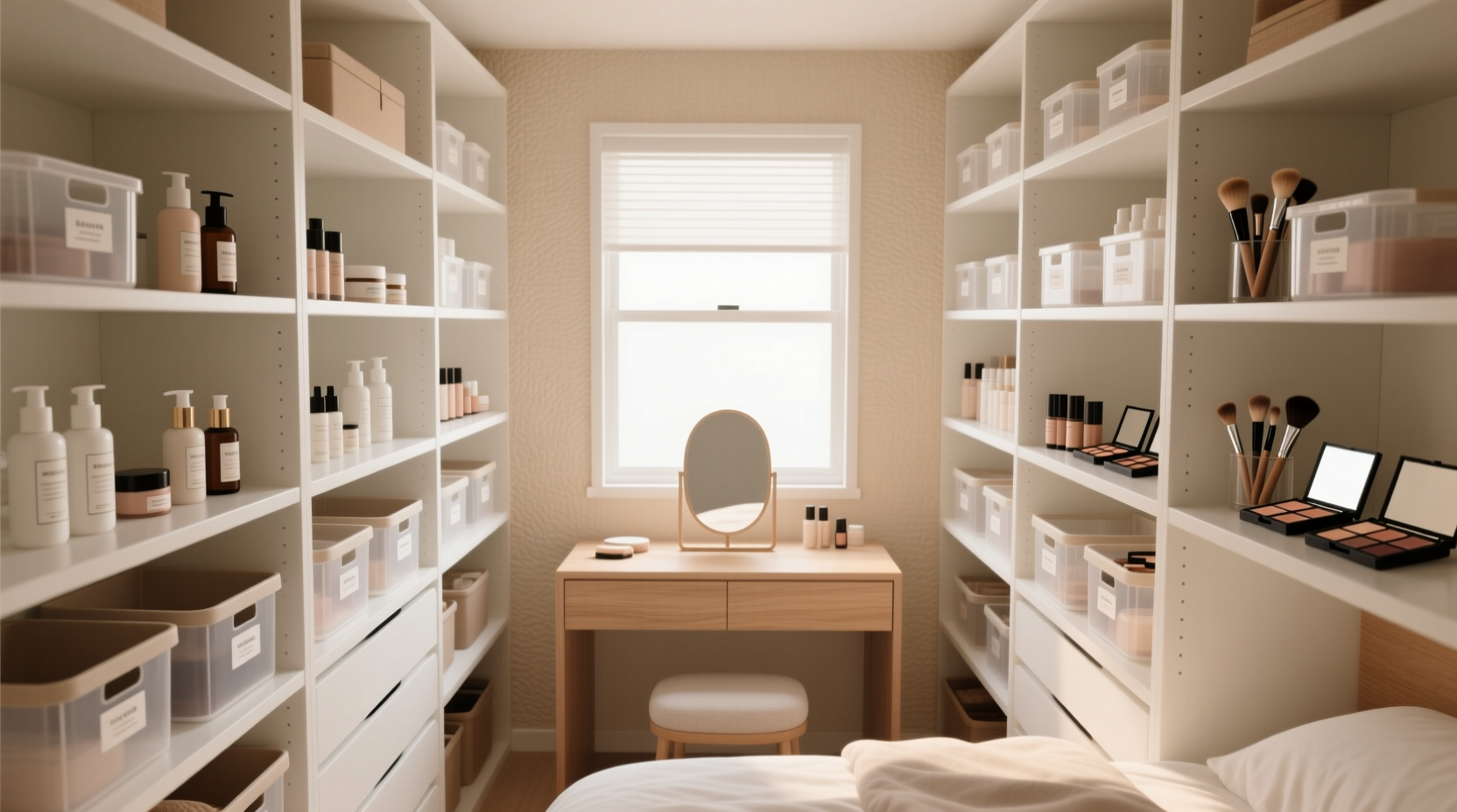 closet organization tips for minimalist beauty routines