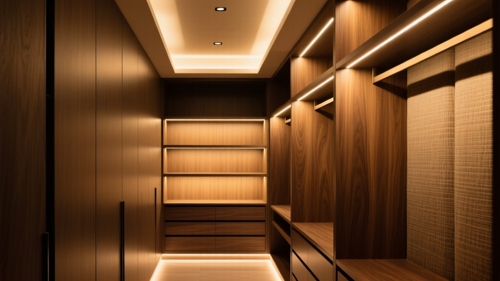 Closet Lighting That Reveals Fabric Texture: High-CRI