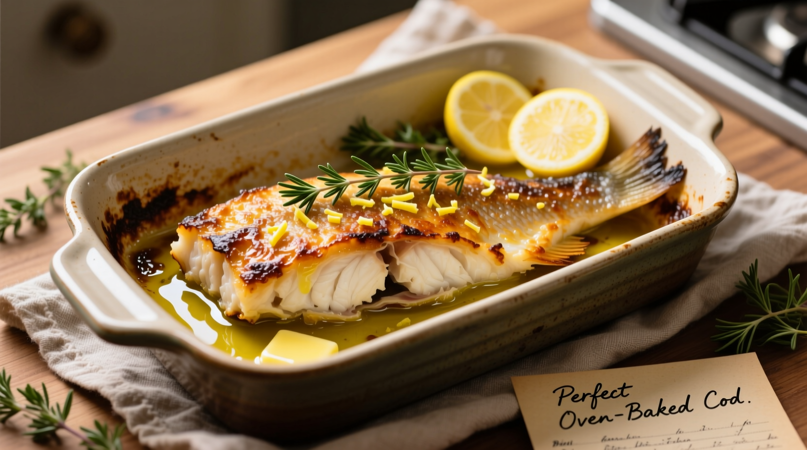 Perfect Oven-Baked Cod: Foolproof Temperature & Timing Guide