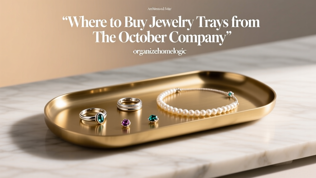 Where to Buy Jewelry Trays from The October Company