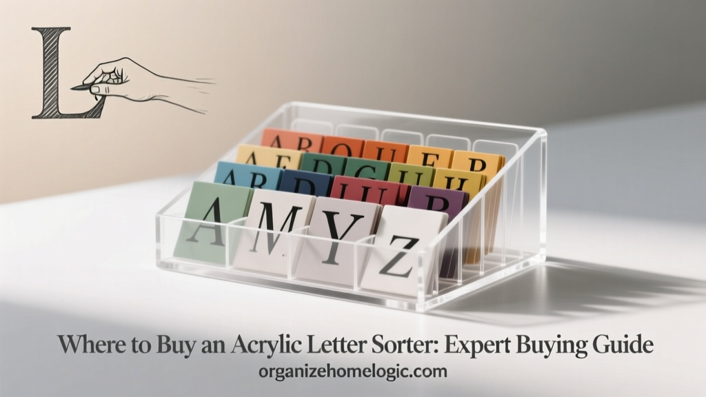 Where to Buy an Acrylic Letter Sorter: Expert Buying Guide