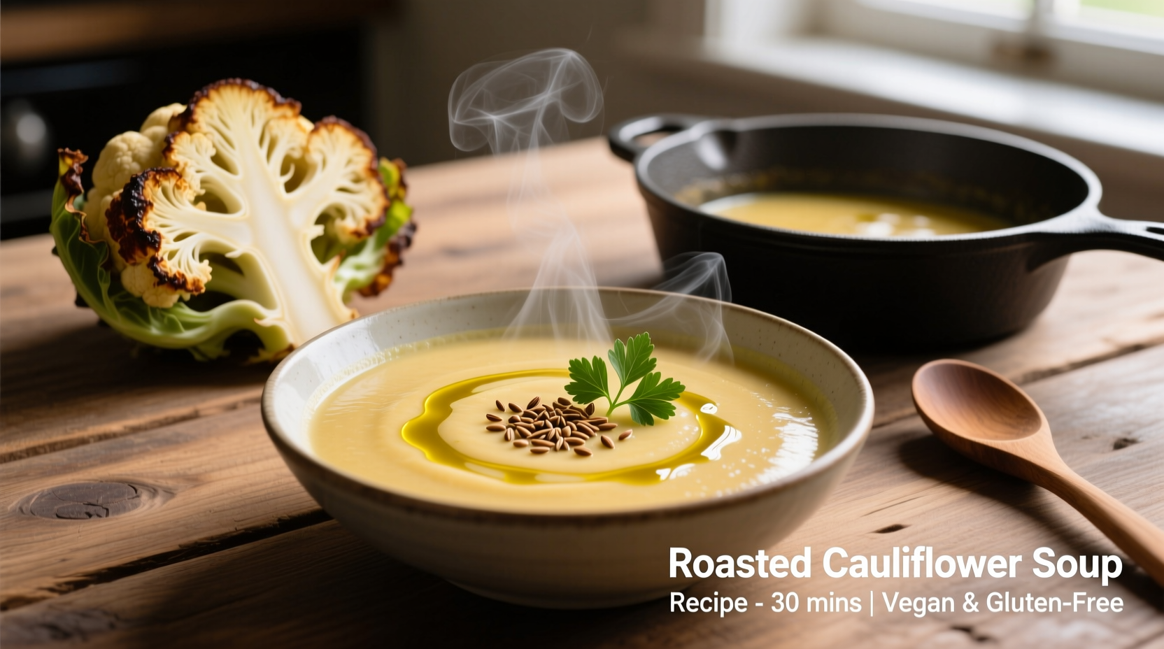 Perfect Roasted Cauliflower Soup Recipe in 45 Minutes