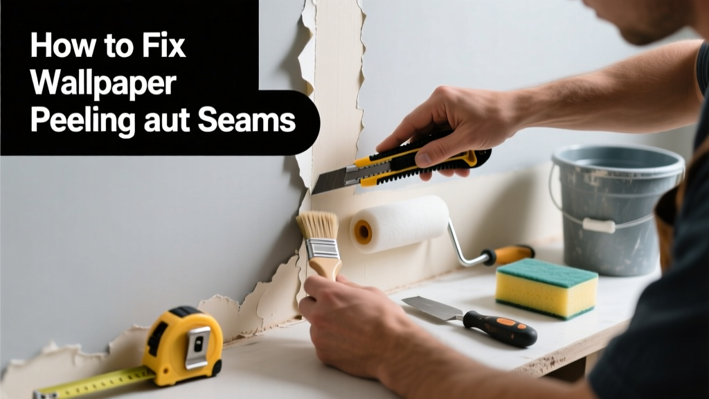 How to Fix Wallpaper Peeling at Seams