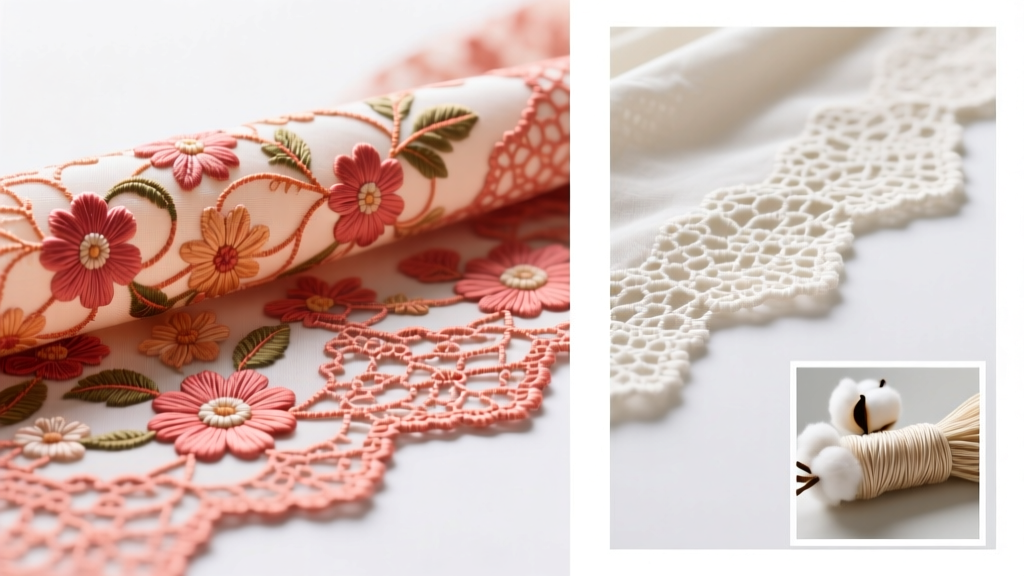 Embroidered Lace: A Designer’s Guide to Quality & Sustainability