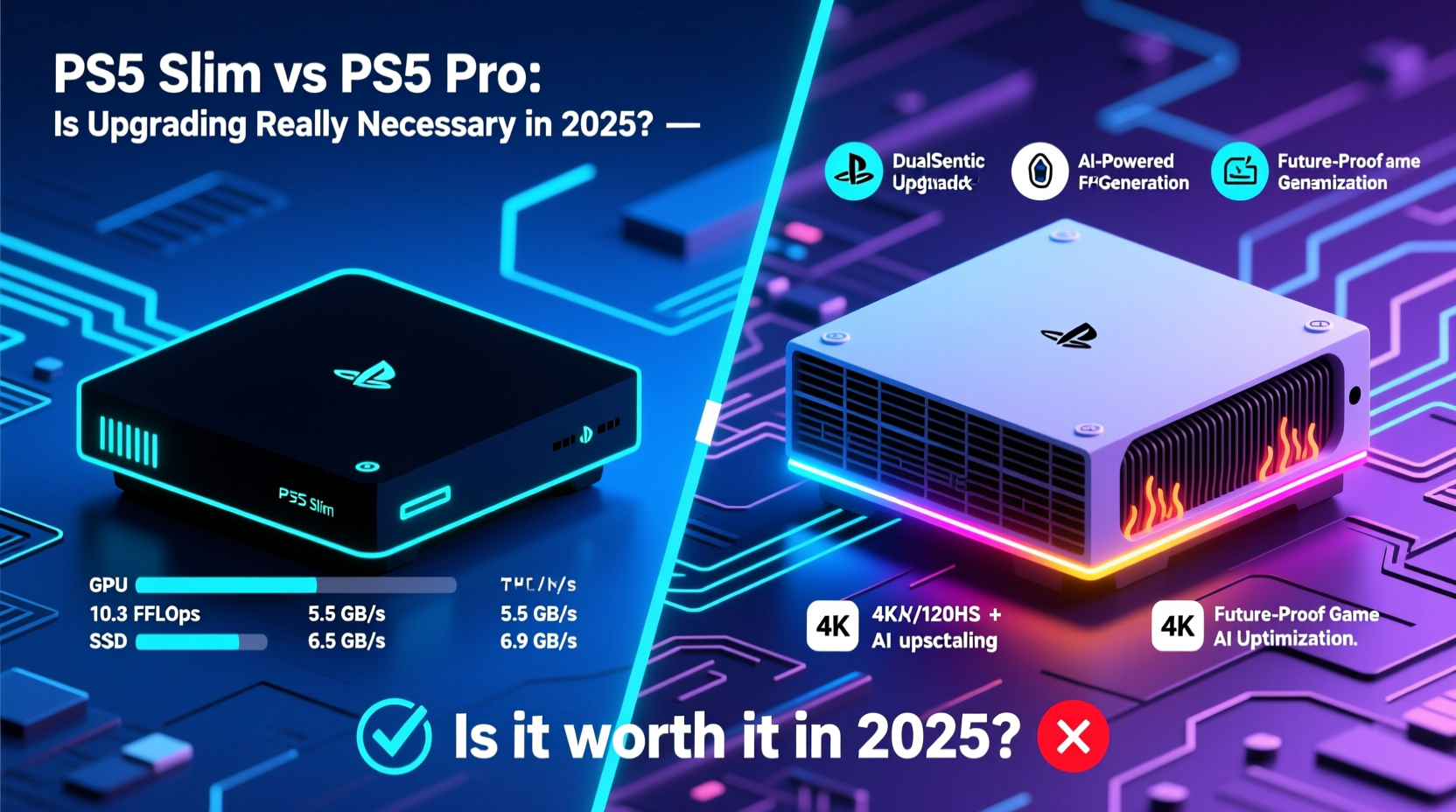 ps5 slim vs ps5 pro is upgrading really necessary in 2025