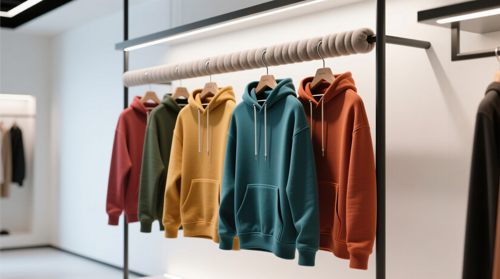 display rack vs hanger for anime hoodies