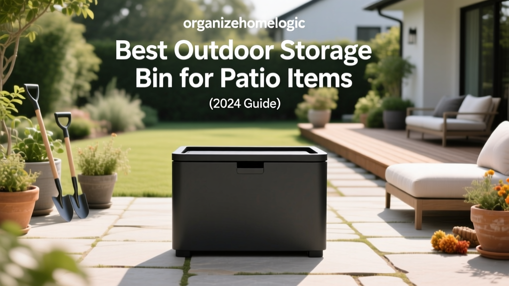 Best Outdoor Storage Bin for Patio Items (2024)