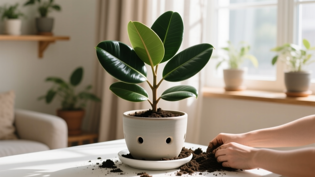 Rubber Plant Propagation & Repotting Guide
