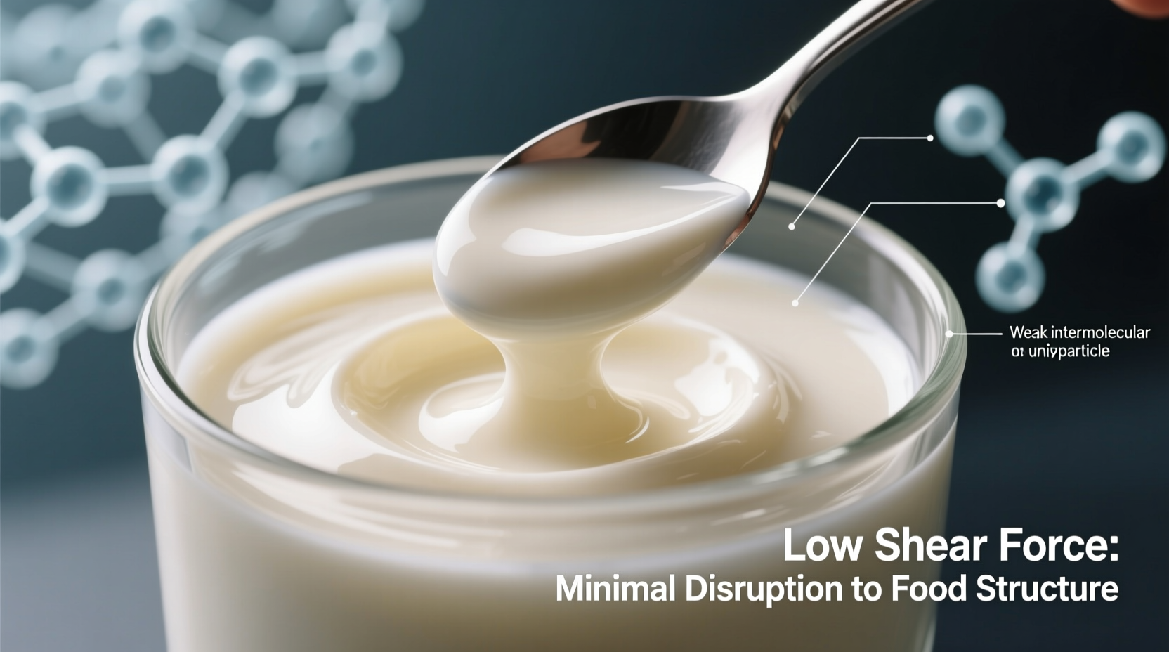 what does a low shear force mean for food