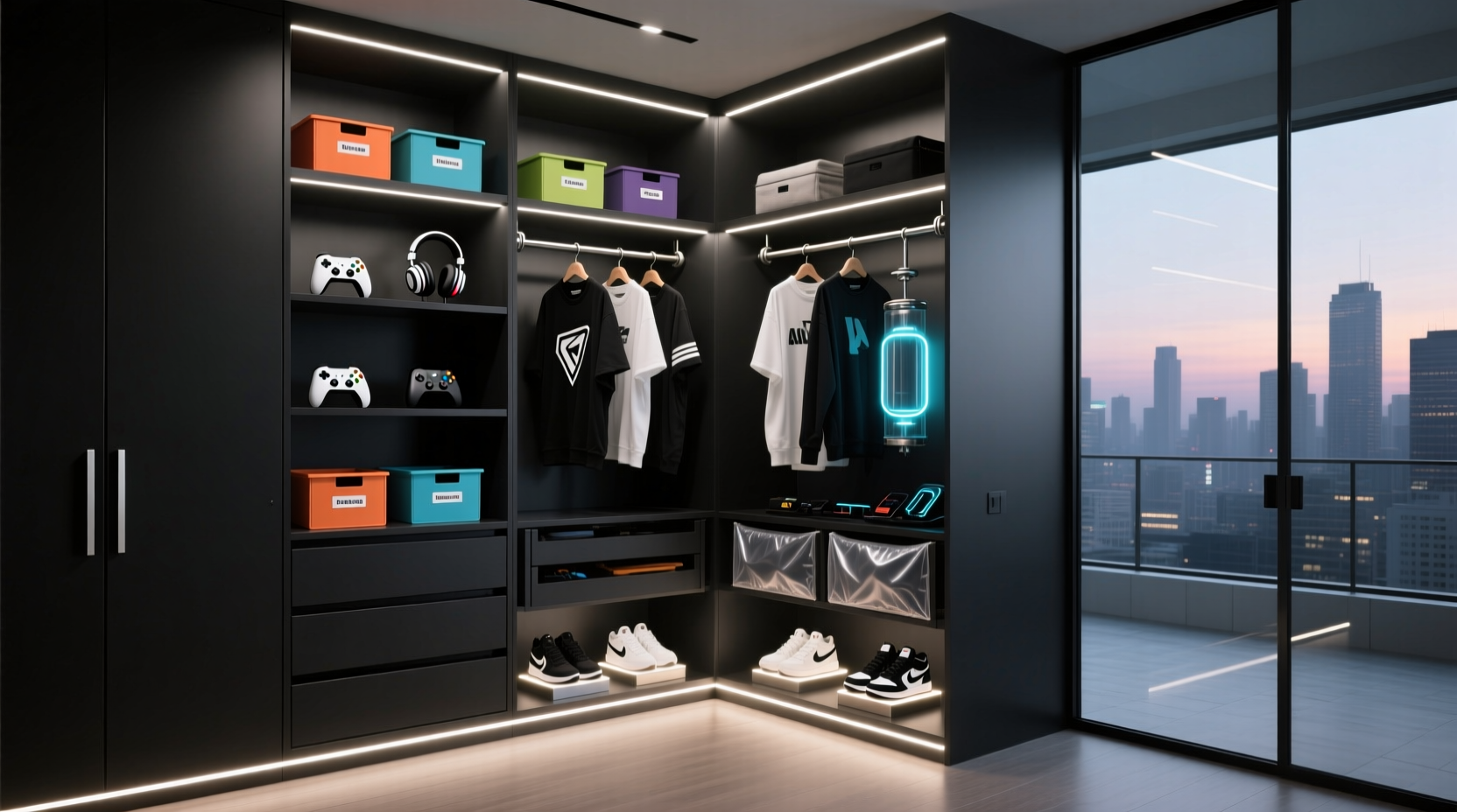 closet organization tips for gamers streetwear collectors