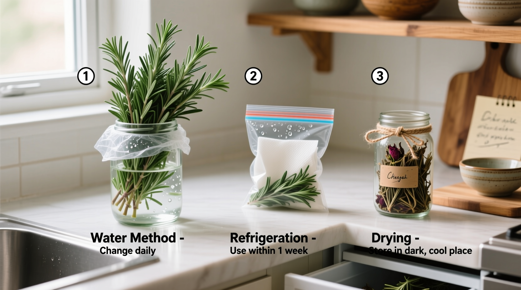5 Ways to Store Fresh Rosemary | TheHomeSprouts