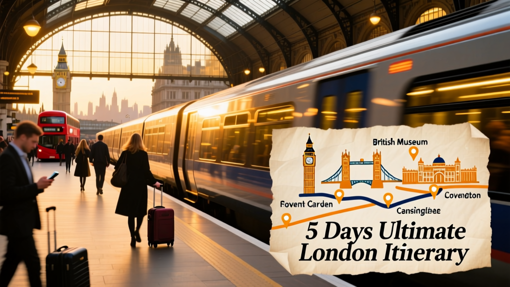 5 Days Ultimate London Itinerary: A Precision-Optimized Multi-Modal Travel Plan