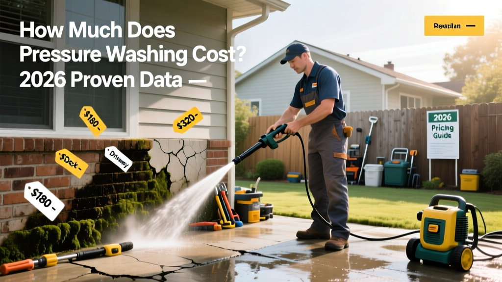 How Much Does Pressure Washing Cost? 2026 Proven Data