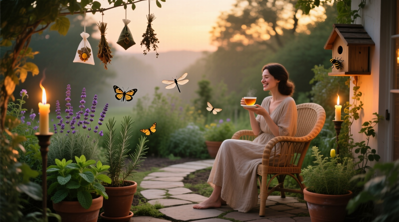 keep the bugs at bay without bug spray