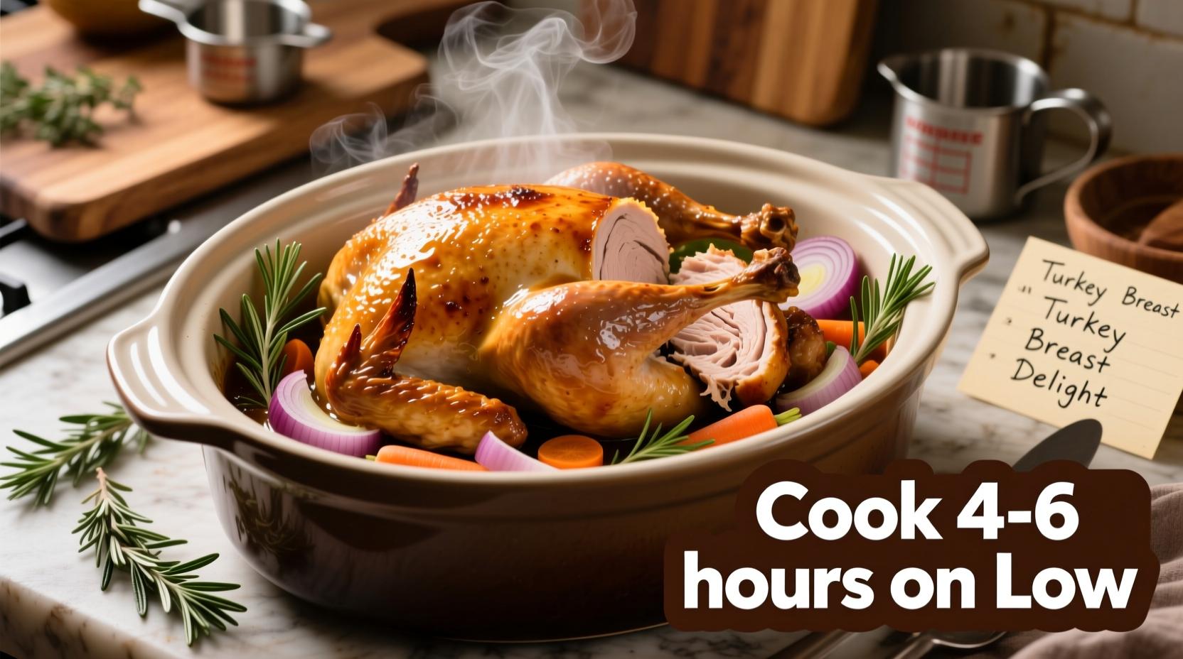 how to cook a turkey breast in a slow cooker