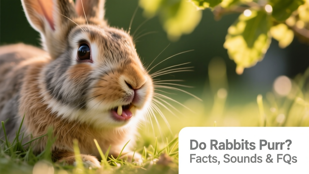 Close-up of a rabbit’s mouth showing gentle teeth movement while resting peacefully