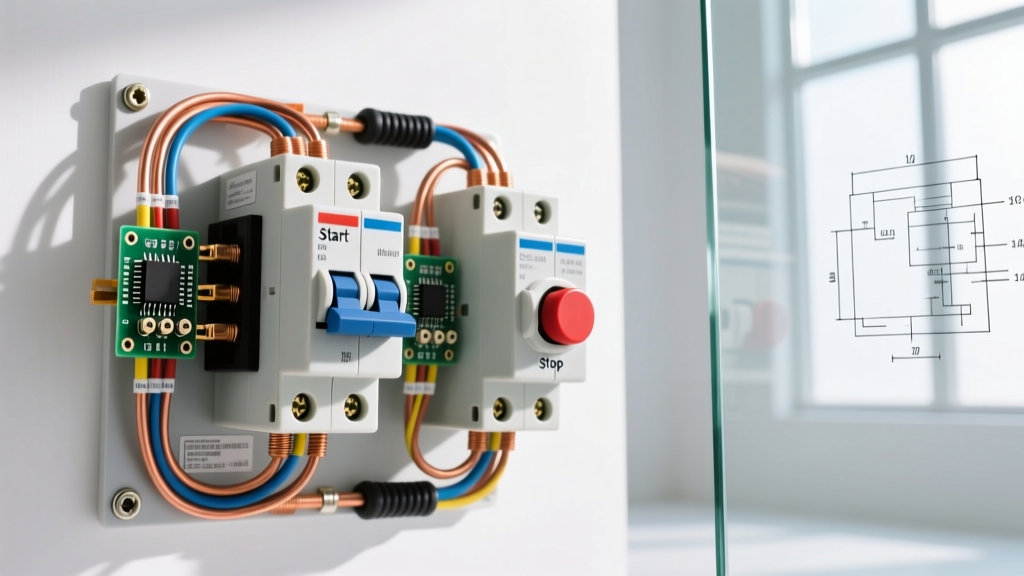 Two Switch Wiring for Contactor Control: Start/Stop Motor Circuits