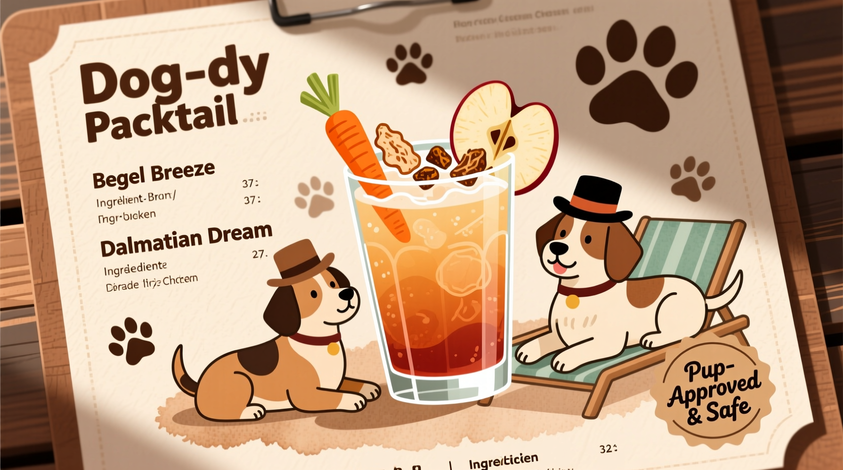 how to curate a pet-themed cocktail menu for dog-friendly patio bars with pup-approved garnishes
