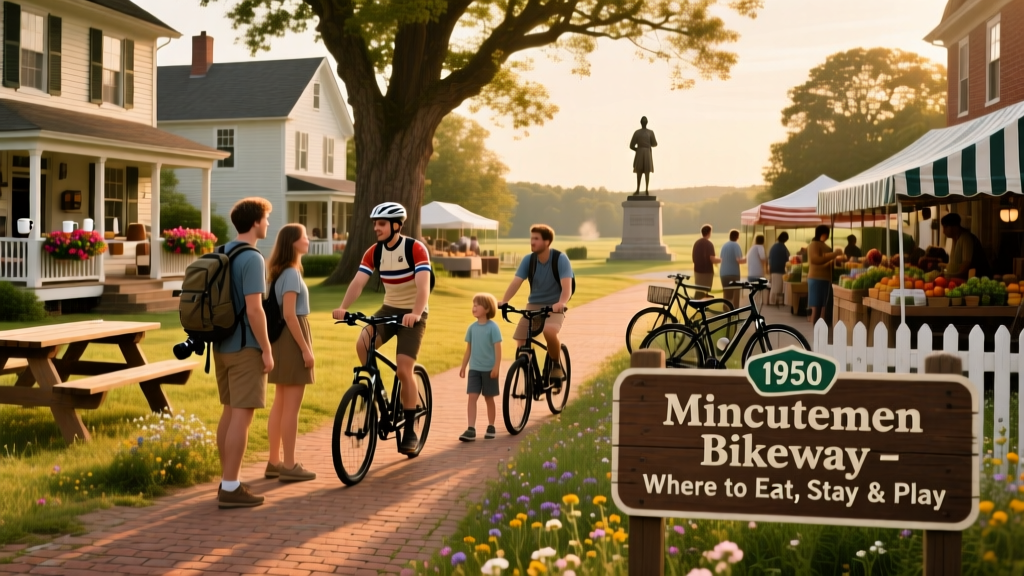Lexington and Concord Minuteman Bikeway: Where to Eat, Stay, and Play