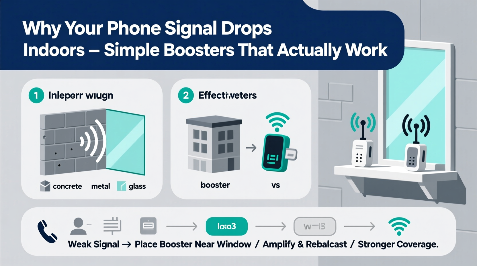 why does my phone signal drop indoors simple boosters that work