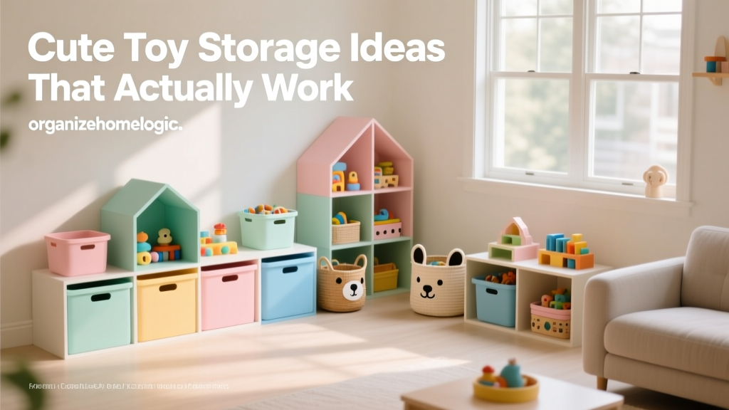 Cute Toy Storage Ideas That Actually Work