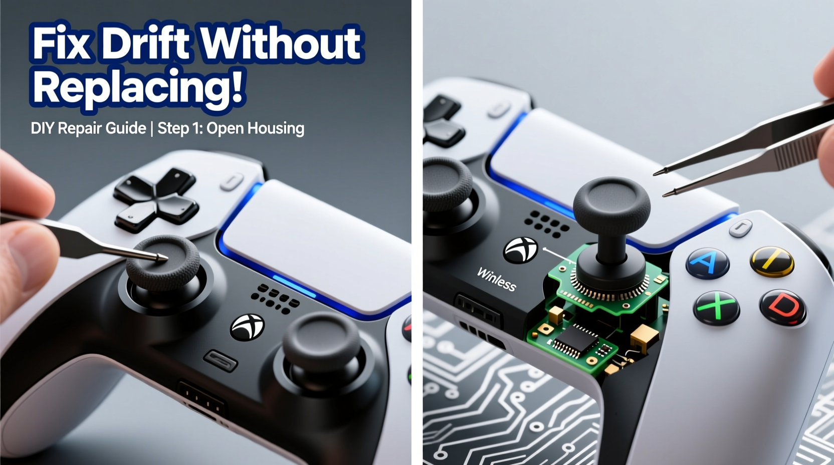 how to stop your gaming controller from drifting without replacing it