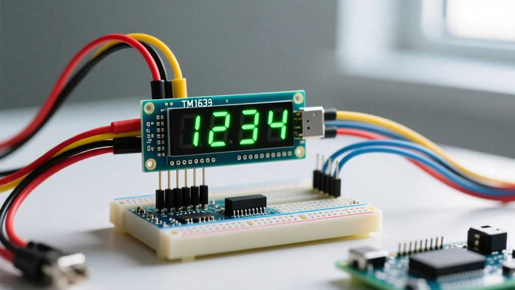 Wiring a Four Digit Seven Segment Display to Arduino: TM1637 Guide
